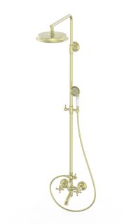 Душевая стойка Wonzon & Woghand Retro WW-88739020-BG брашированное золото